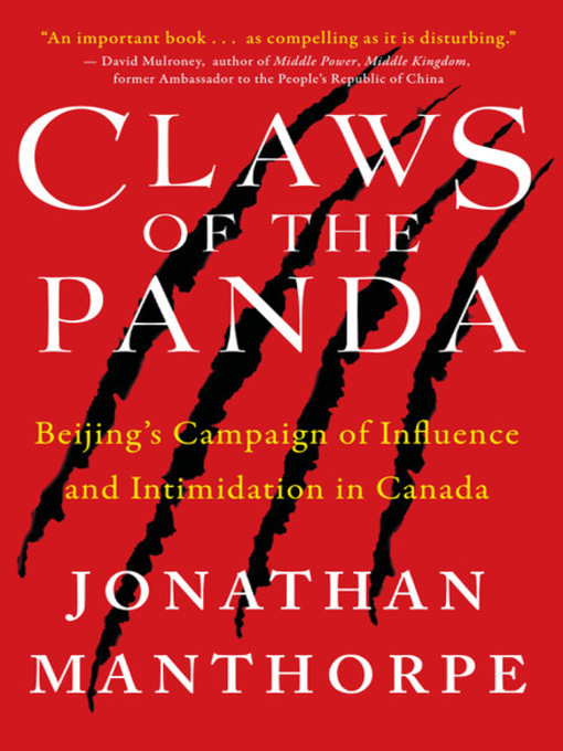 Title details for Claws of the Panda by Jonathan Manthorpe - Wait list